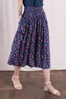 Viscose Midi Skirt