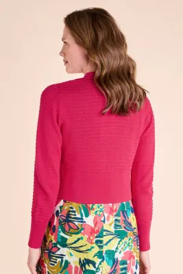 GOTS Organic Cotton Cropped Cardi