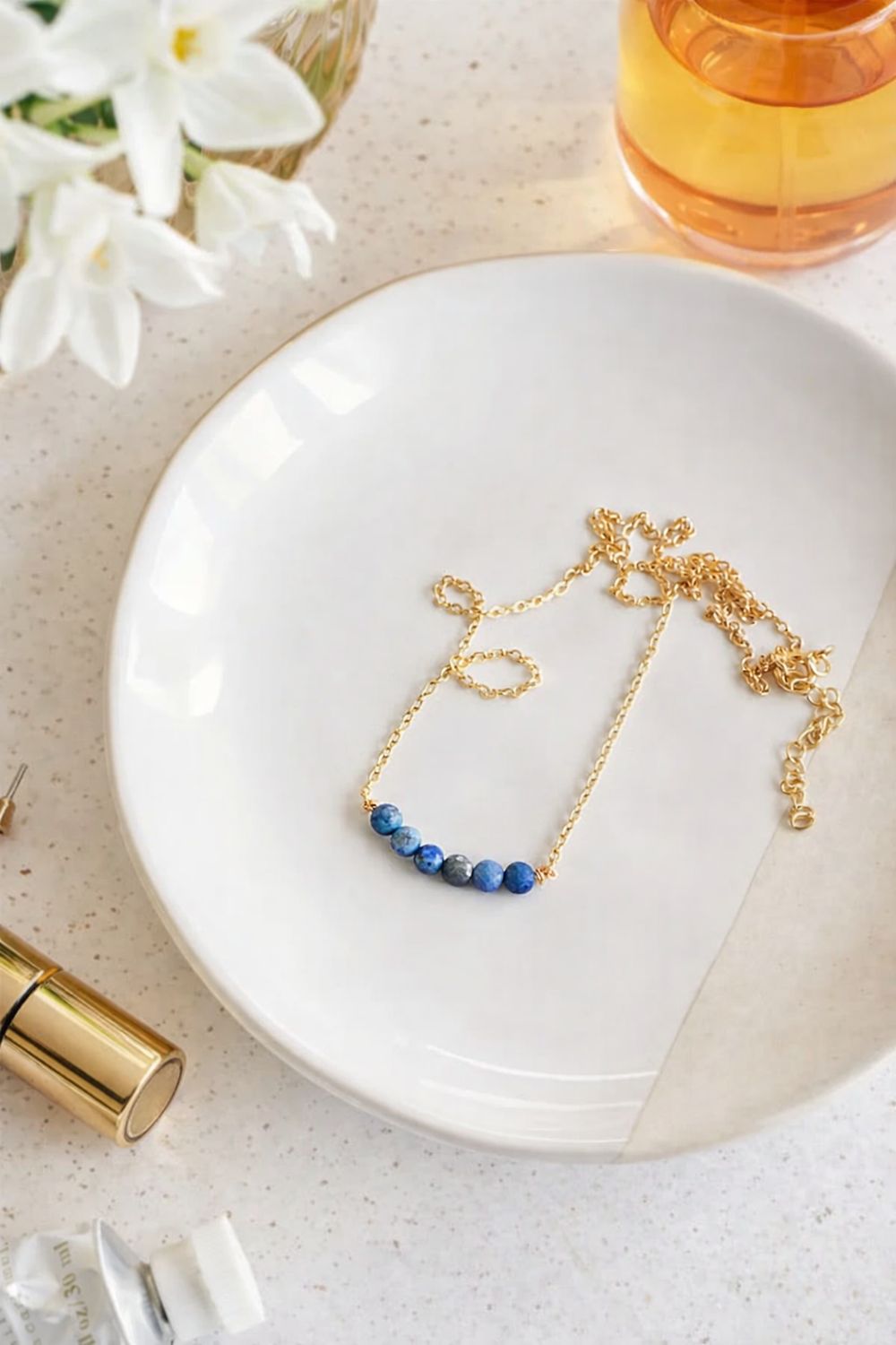 Lapis Lazuli Mini Crystal Necklace