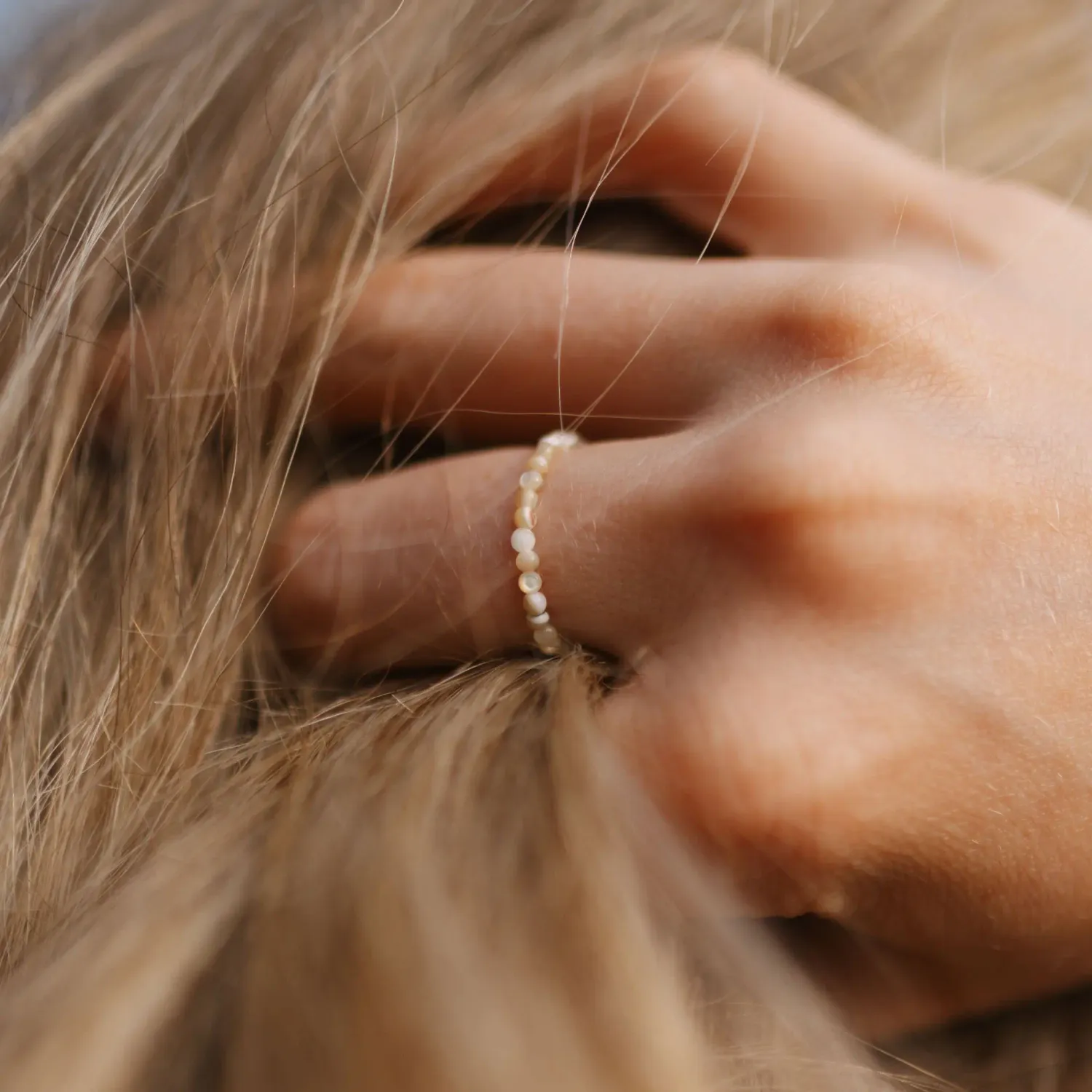 Kualoa Beaded Stretch Ring Set