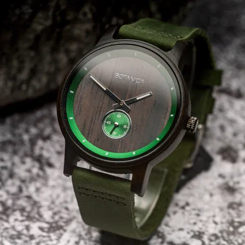 Sandawood Watch &amp; Green Dial | HEIDEGGER