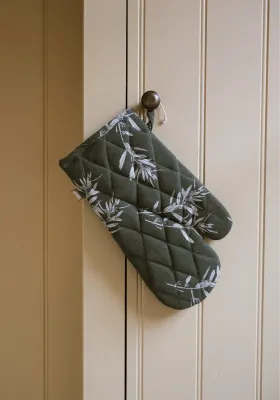 Herb Print Single Oven Glove