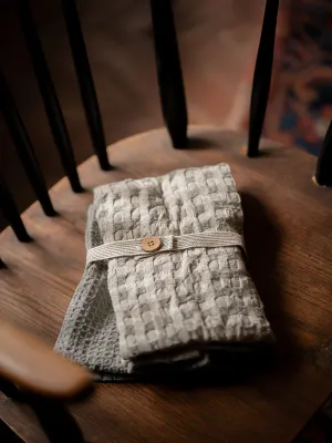 Luxury Waffle Check Tea Towel 2 pack