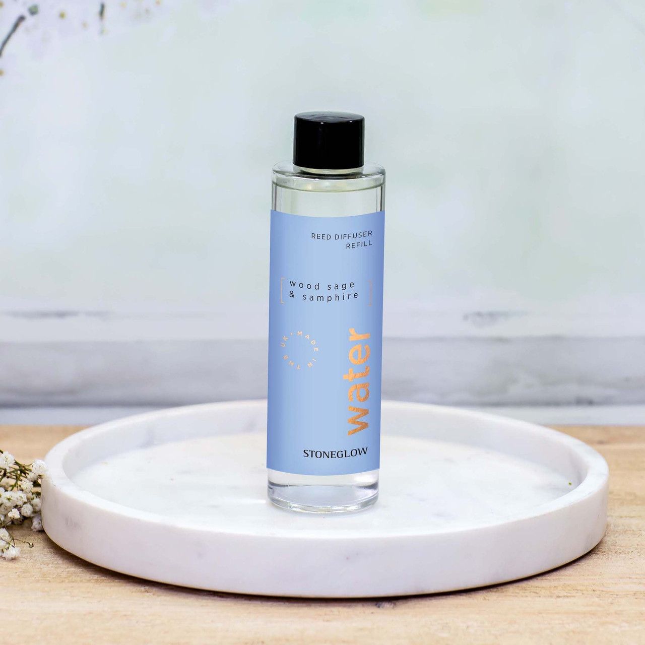 Elements - Water - Wood Sage &amp; Samphire - Reed Diffuser Refill 210ml