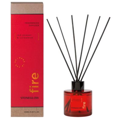 Elements - Fire - Red Pepper &amp; Cardamom - Scented Reed Diffuser (100ml)