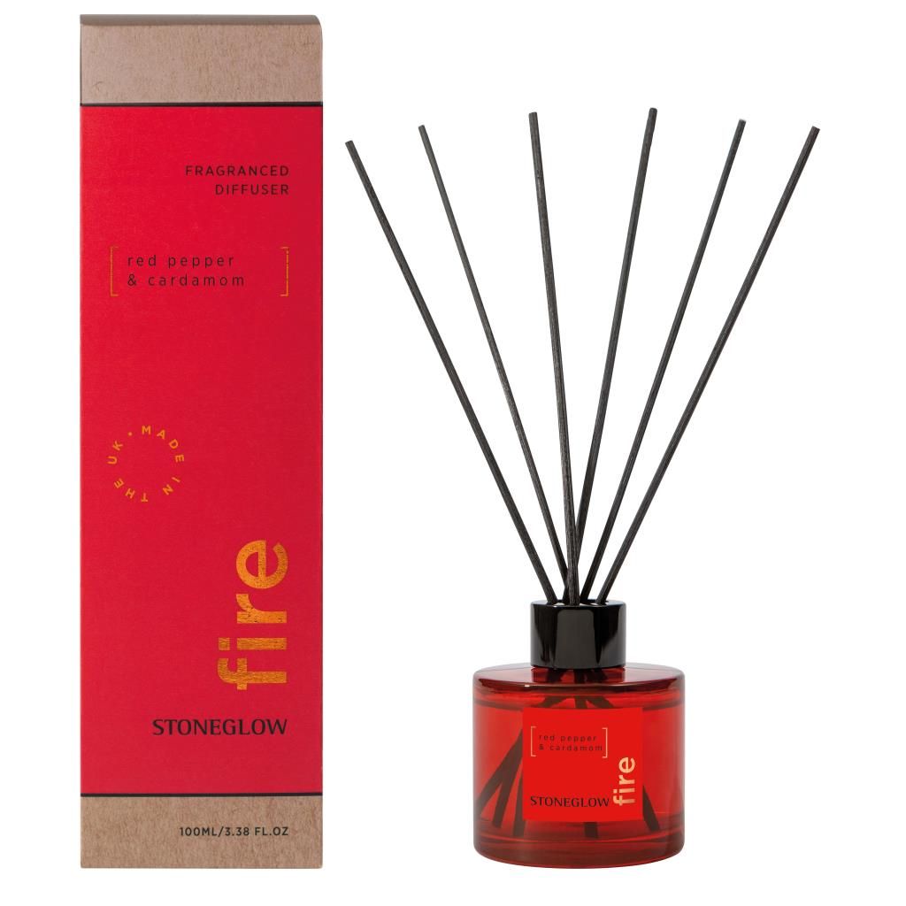 Elements - Fire - Red Pepper &amp; Cardamom - Scented Reed Diffuser (100ml)