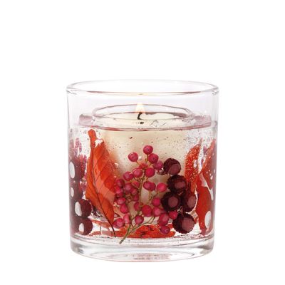 Elements - Fire - Red Pepper &amp; Cardamom - Gel Botanical Scented Soy Wax Candle Tumbler (90 x 80mm)
