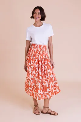 Smocked Waist Skirt