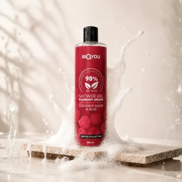 Shower gel Raspberry Dreams, 380ml