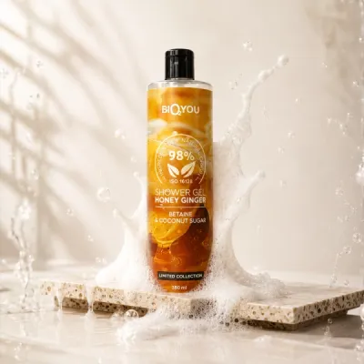 Shower gel Honey Ginger, 380 ml