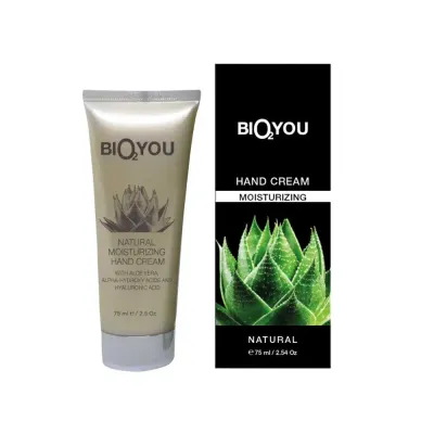 Natural Moisturizing Hand Cream with Aloe Vera, 75 ml