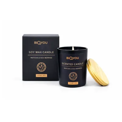 Soy Wax Candle Matcha &amp; Goji Berries 140 g