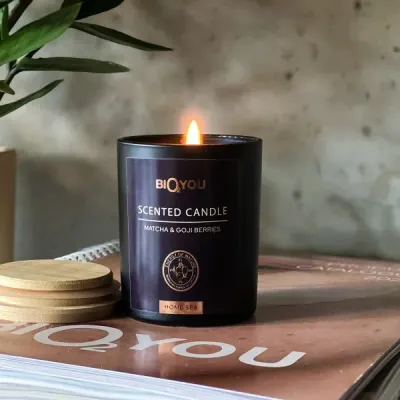 Soy Wax Candle Matcha &amp; Goji Berries 140 g