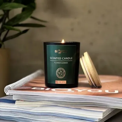 Soy wax candle “Flower Garden” 140 g