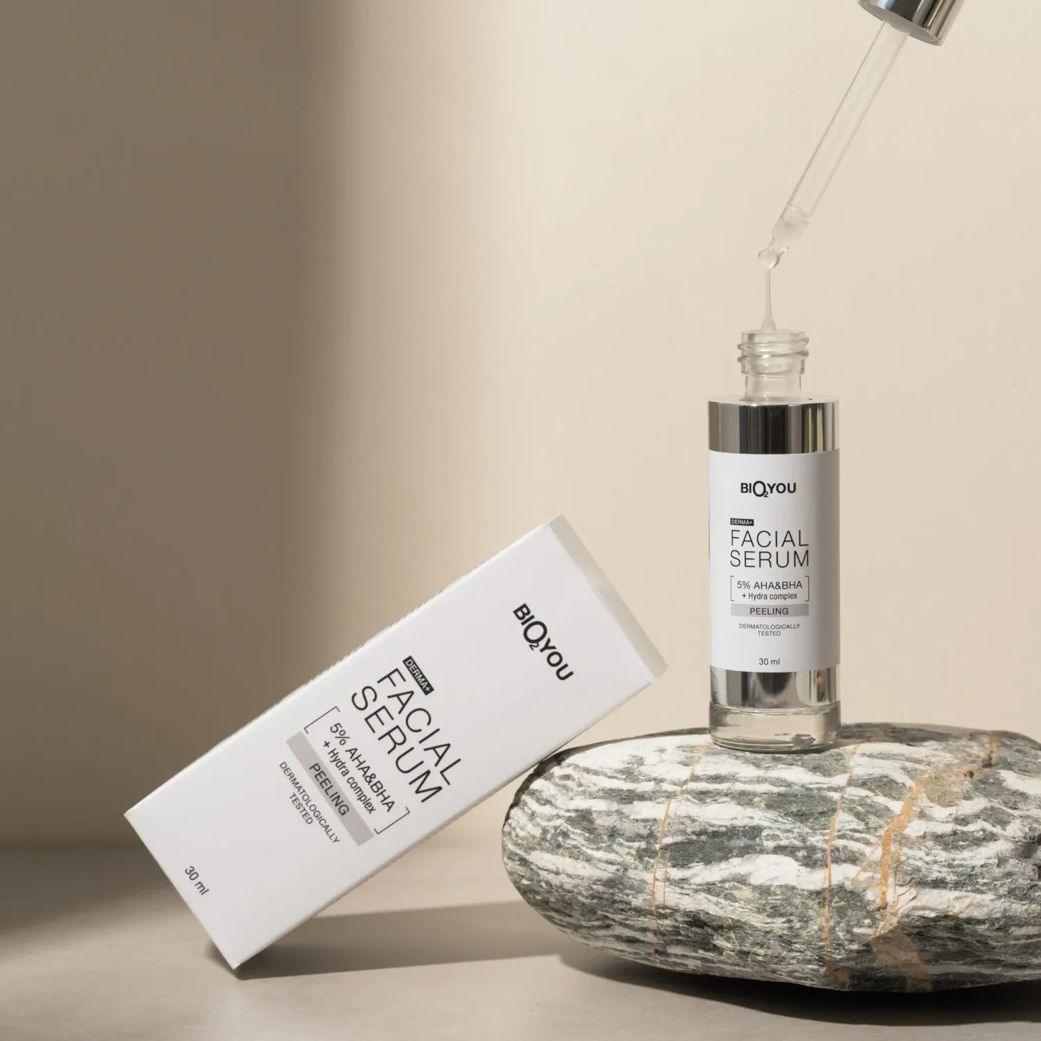 Derma+ FACIAL PEELING SERUM, 30ml