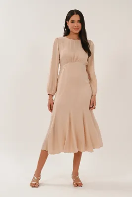 Godet Hem Tea Dress