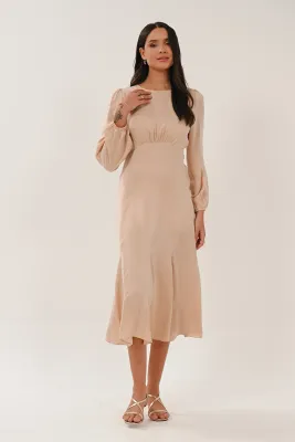 Godet Hem Tea Dress