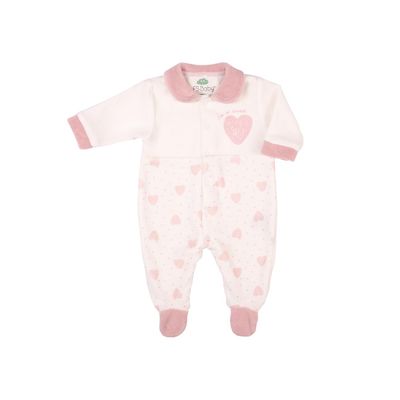 Velvet Pajama with Front Opening