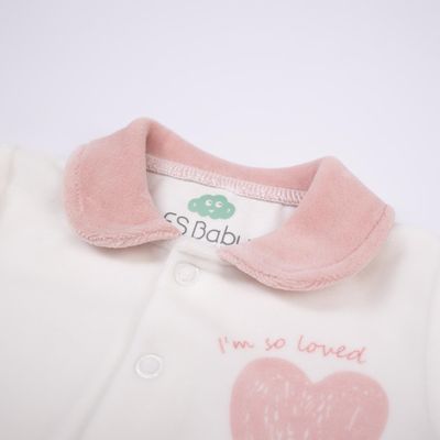 Velvet Pajama with Front Opening