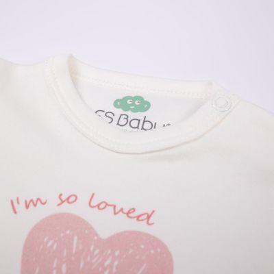 Long Sleeve Cotton Body with Shoulder Opening