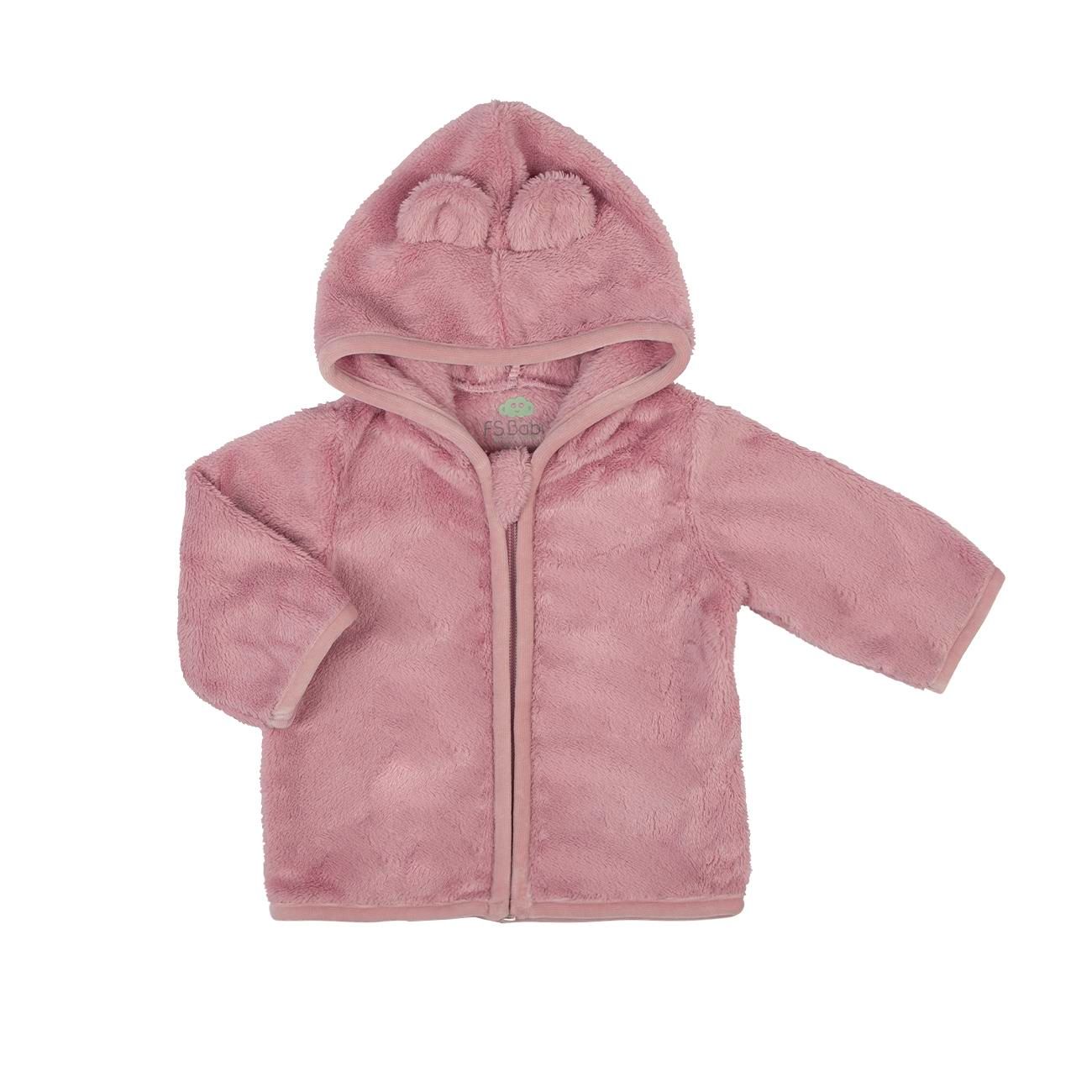 Fleece Jacket with Zipper and Hood
