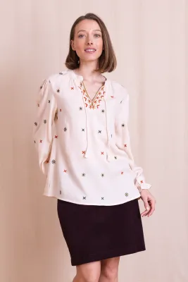 Embroidered Top