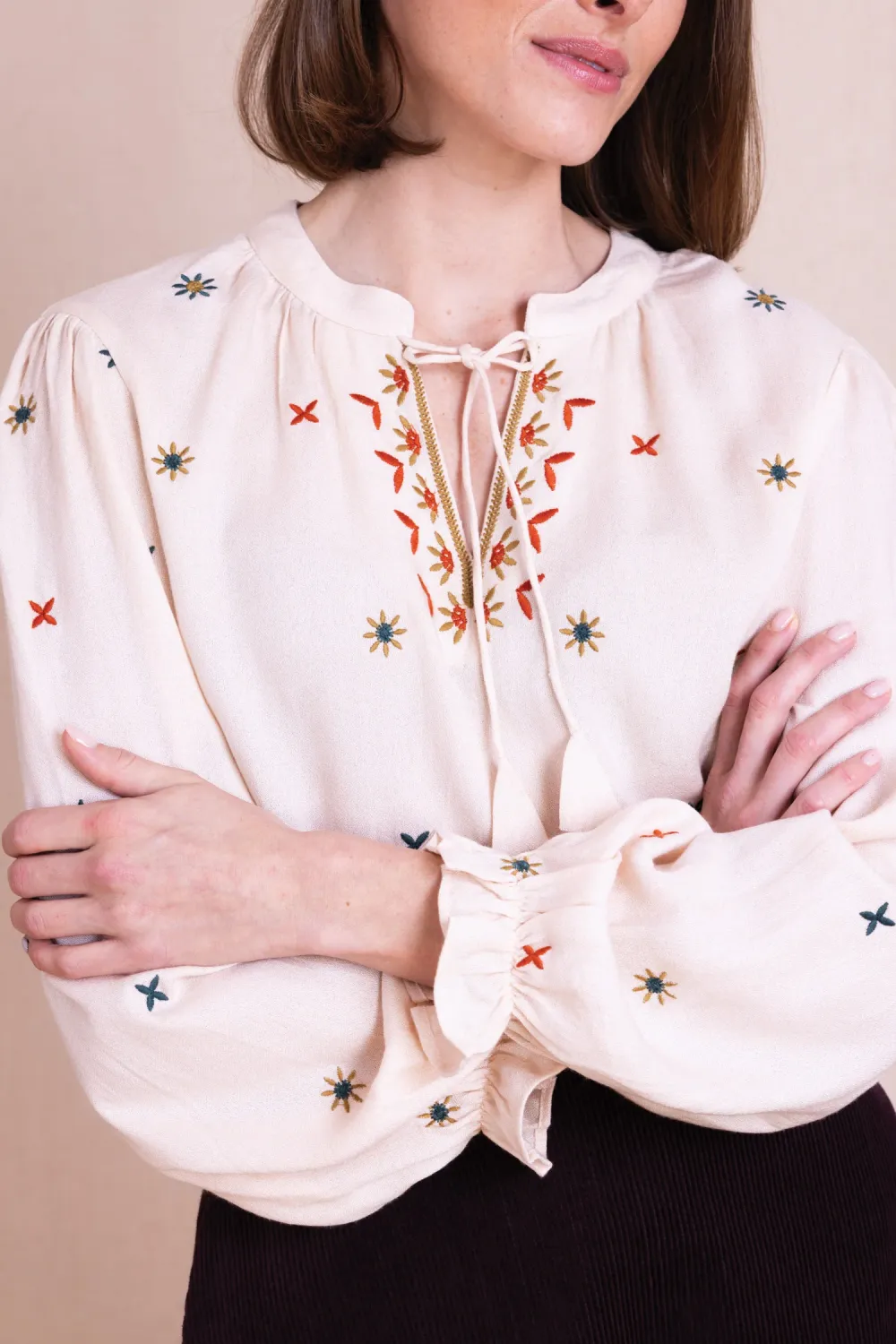 Embroidered Top