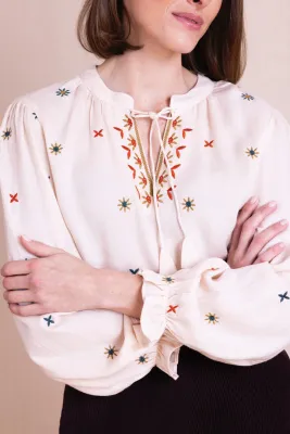Embroidered Top