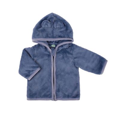 Fleece Jacket with Zipper and Hood