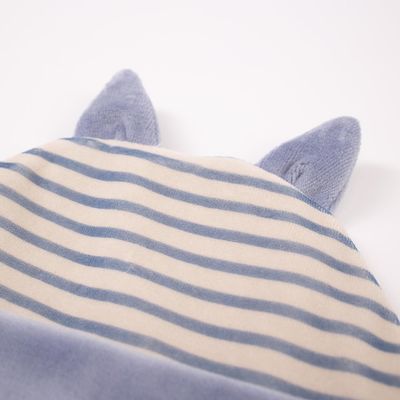 Velvet Baby Hat with 100% Cotton Lining – One Size (42 cm)