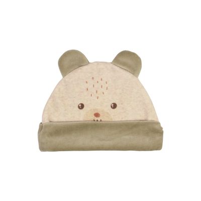 Velvet Baby Hat with 100% Cotton Lining – One Size (42 cm)