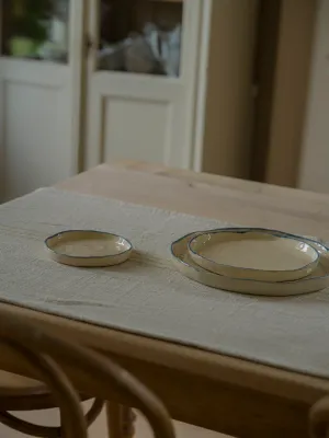 The Porto Dinner Plate - Blue