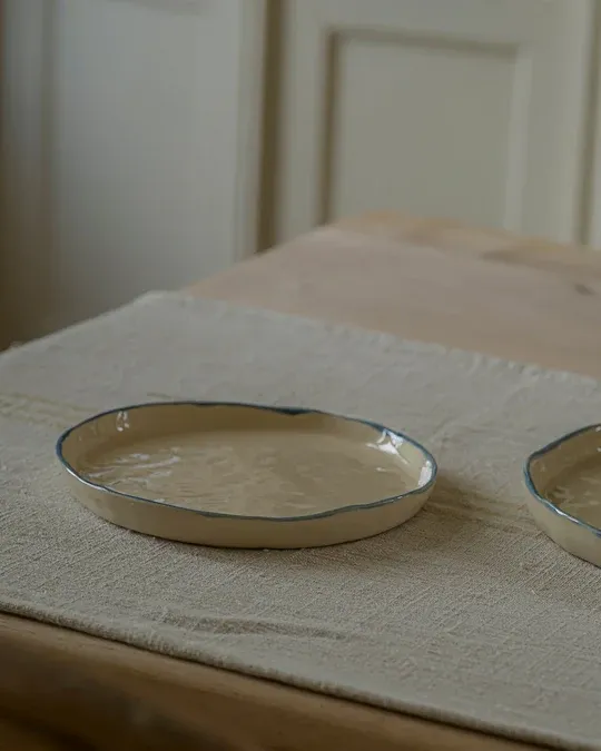 The Porto Side Plate - Blue