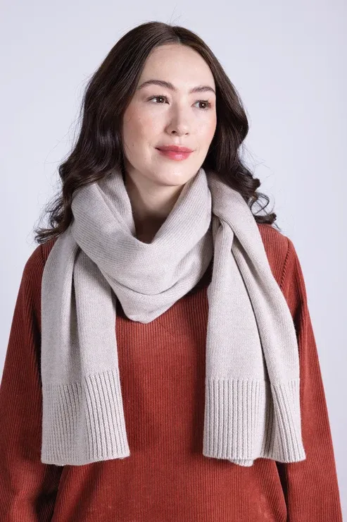 Plain Knitted Scarf