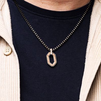 Whiskey Wood &amp; Steel Necklace | RIDGE