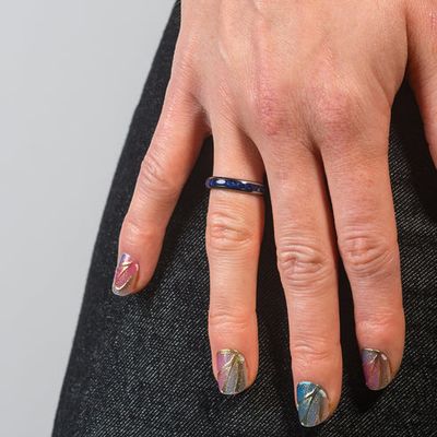 Lapis Lazuli Tungsten Ring | SIDERA 4mm
