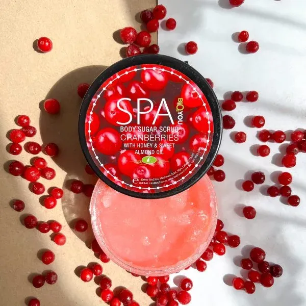 Sugar Scrub Cranberries, 200ml