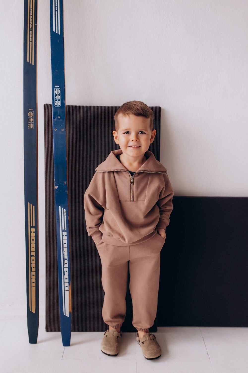 HALF-ZIP SWEATER