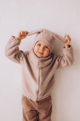 EMBROIDERED ZIP-UP JACKET – GOTS