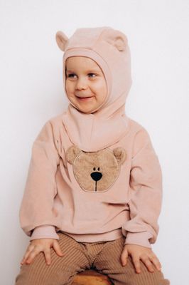 EMBROIDERED VELOUR SWEATER