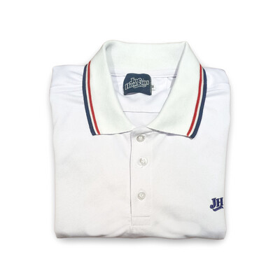 Polo ECO Blanco (Azul oscuro/rojo vivo) Polo ECO Blanco (Azul oscuro/rojo vivo)
