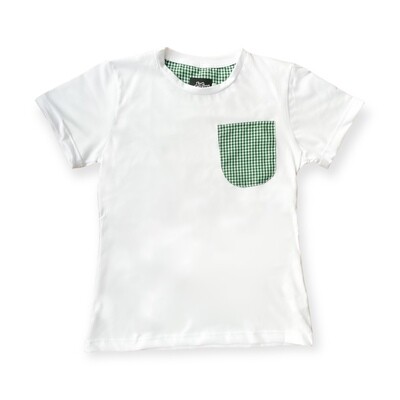 Pocket T-Shirt (Verde/blanco)