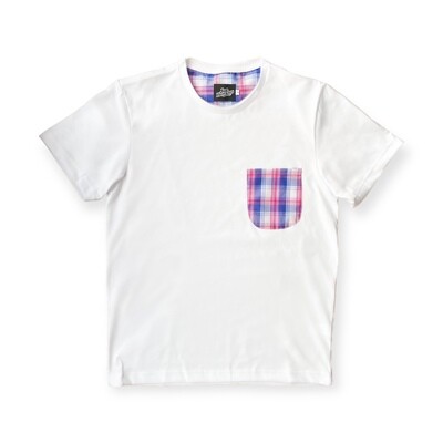 Pocket T-Shirt (Fucsia/azul)