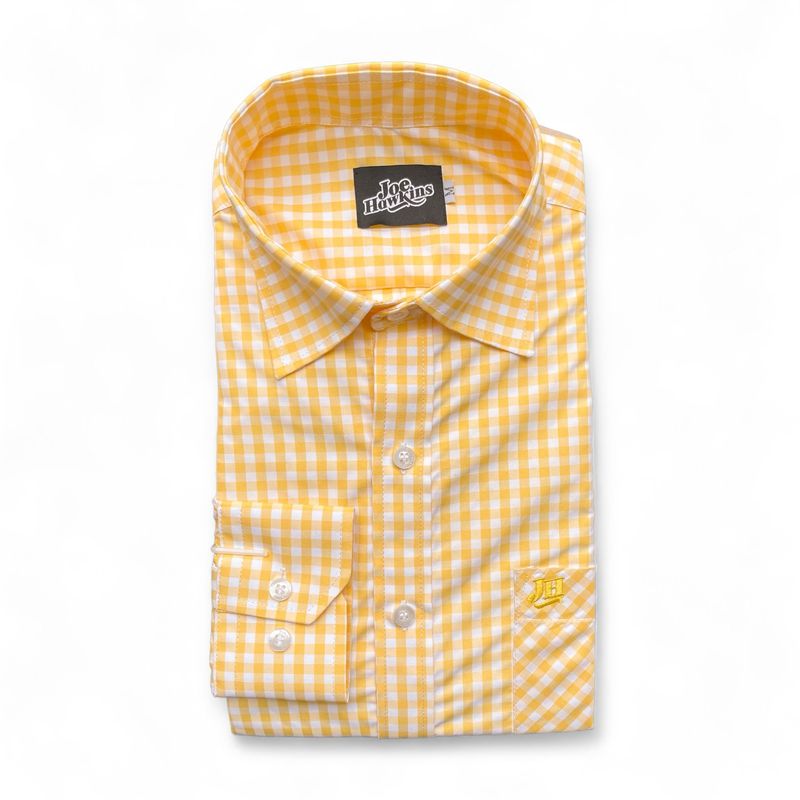 Camisa Specter - (Amarillo/blanco)