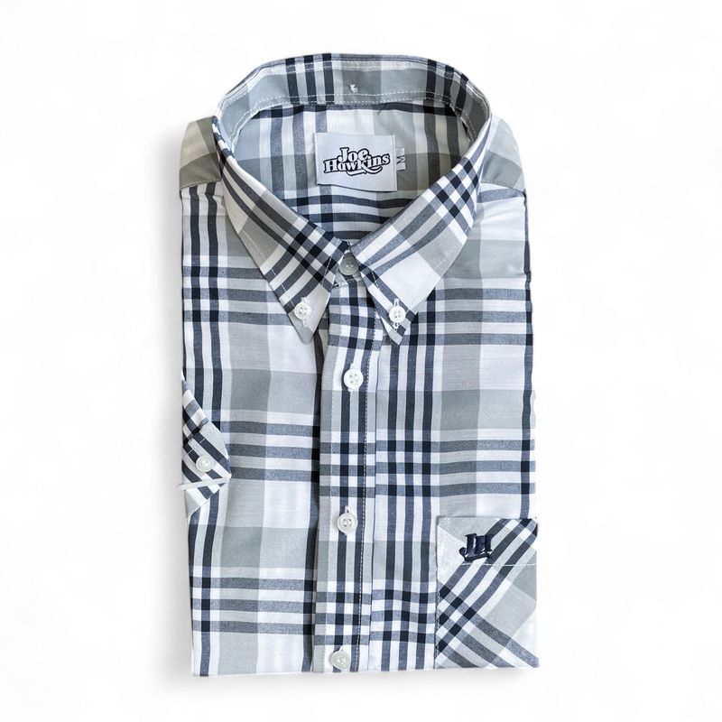 Camisa Harriot - Gris/blanco