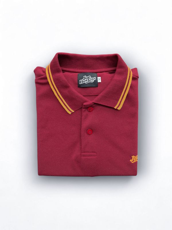 Polo JH - Vinotinto/Ocre