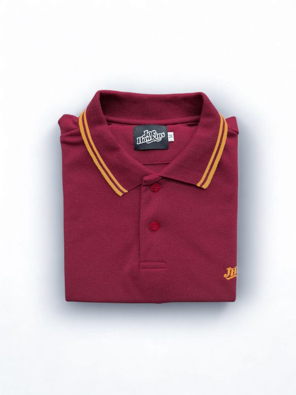 Polo JH - Vinotinto/Ocre