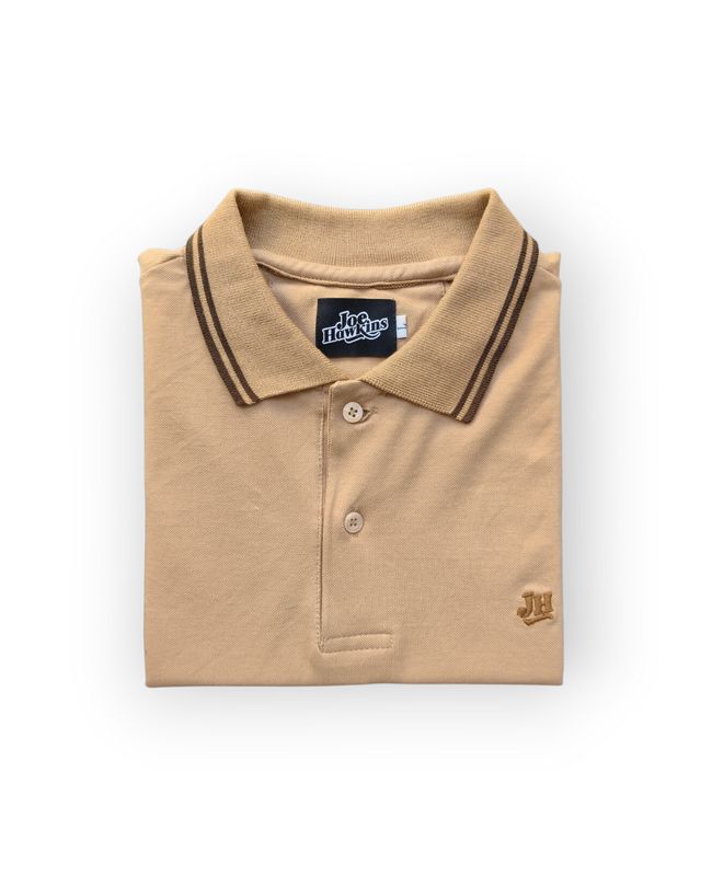 Polo JH - Camel/Chocolate