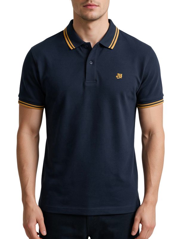 Polo JH - Navy/ocre