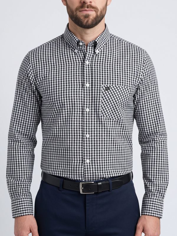 Camisa Thompson (Negro/blanco)